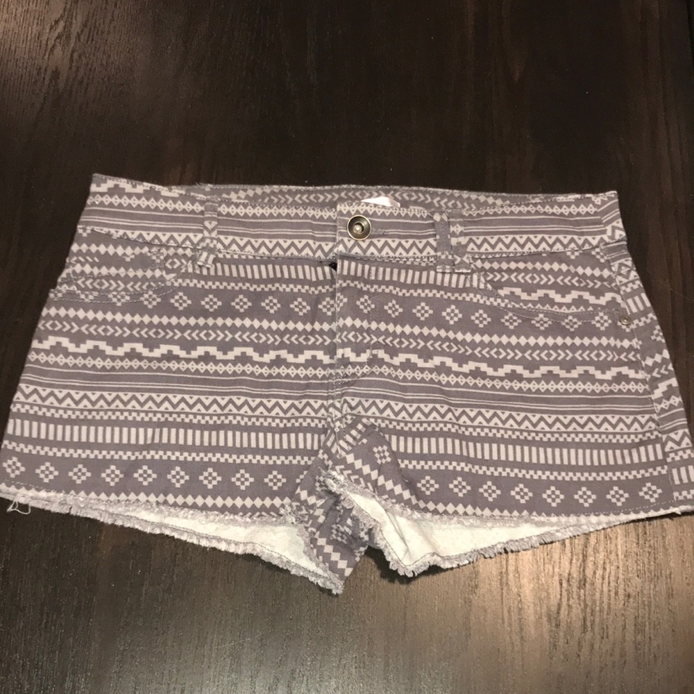 Aztec Print Shorts